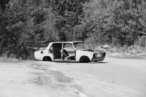 istock A an old car lies abandoned inside the Chernobyl Exclusion Zone 2170698321