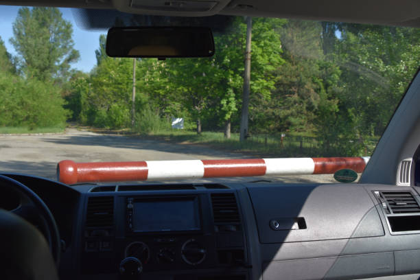 istock Driving past the first checkpoint in the Chernobyl Exclusion Zone 2170698703