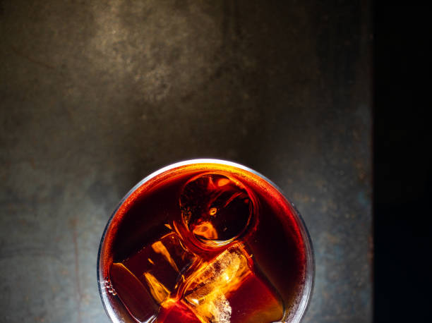 Iced Americano and specialty coffee in glasses