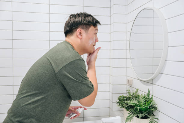 istock My skin is clearing up nicely 2170699032