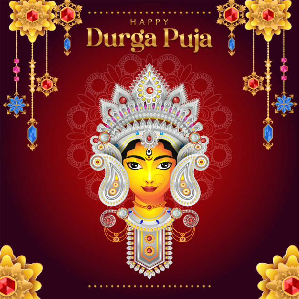 Durga R C 980+ Durga Devi Backgrounds Stock Illustrations, Royalty-Free Vector ...