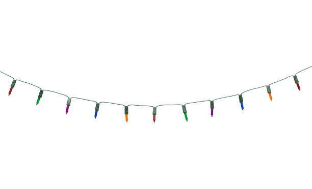 istock String of christmas lights isolated on white background With clipping path 2170716167