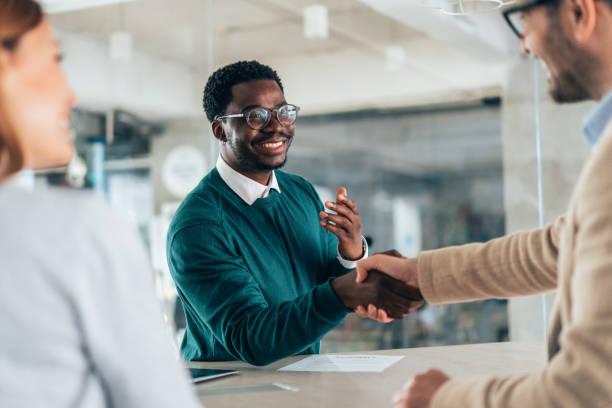 istock Handshake for the new agreement 2170717108