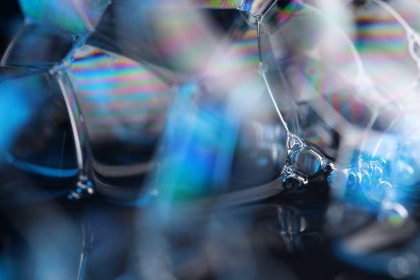 istock Phenomenal physical forms of the liquid under the microscope 2170719266