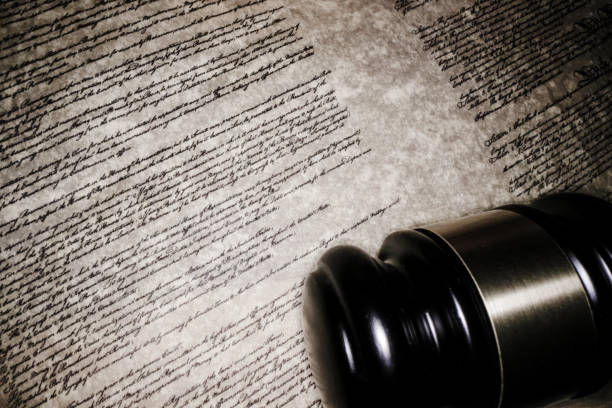 US Constitution close-ups, details, US  flag, Gavel series.