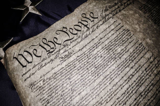 istock US Constitution close-ups, details, US  flag, series. 2170729845