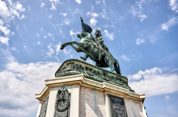 istock Archduke Karl Equestrian Statue in Heldenplatz square in Vienna 2170739066