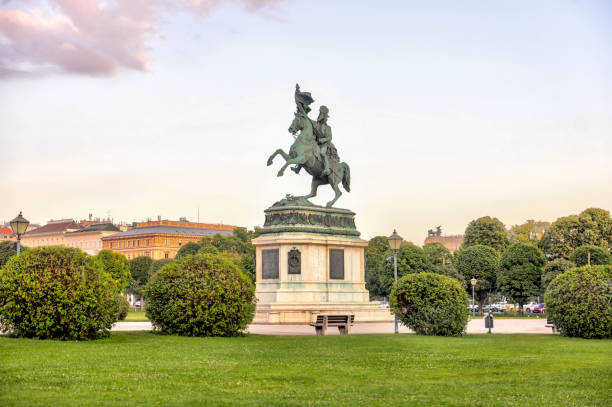 istock Archduke Karl Equestrian Statue in Heldenplatz square in Vienna 2170739575