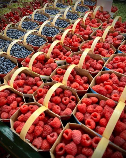 Fresh fruits at the outdoor market