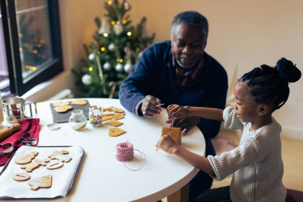 Family Christmas Baking at Home