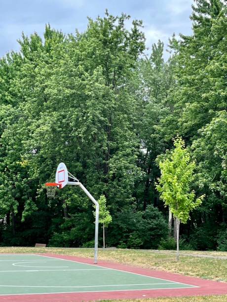 istock Basketball court at the park 2170749879