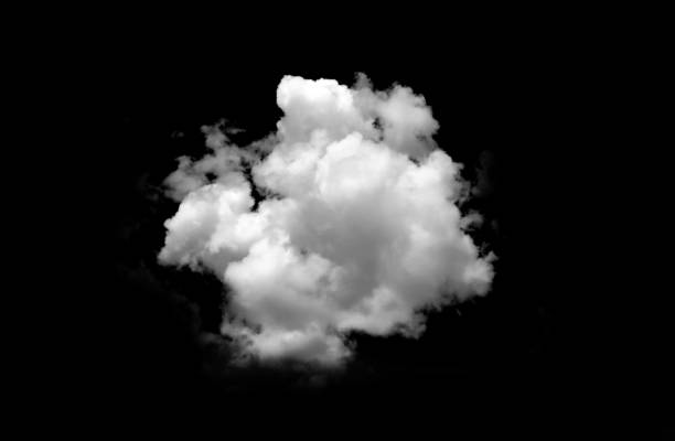 istock Clouds isolated on black background. Collection of fog. White clouds or smog. 2170757513