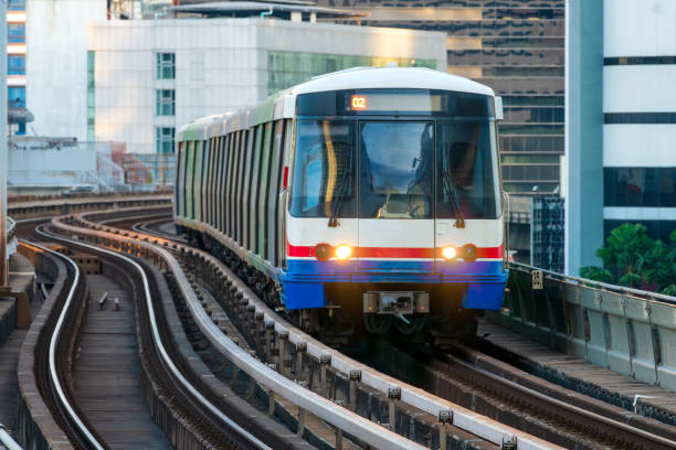 istock Sky trains are arriving on the railway station 2170761485