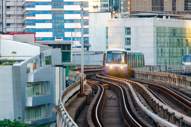istock Sky trains are arriving on the railway station 2170761517