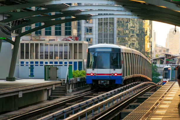 istock Sky trains are arriving on the railway station 2170761519