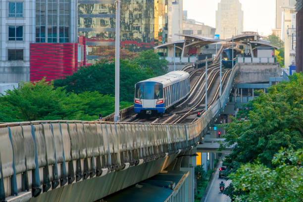 istock Sky trains are arriving on the railway station 2170761535