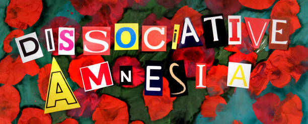 istock Text Dissociative Amnesia . Headline on colorful painting background. Multiple personality disorder. Mental health concept 2170768327