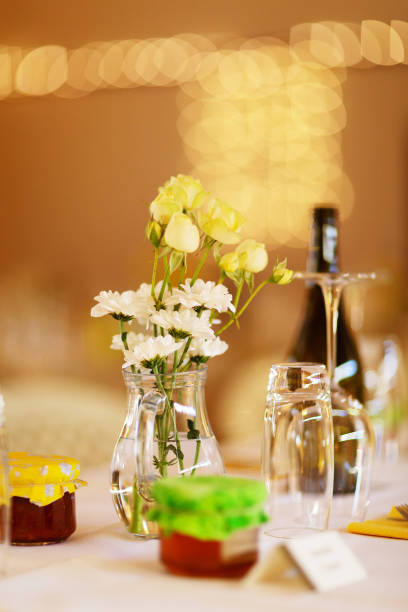 istock View of a section of a table at a wedding reception 2170770941