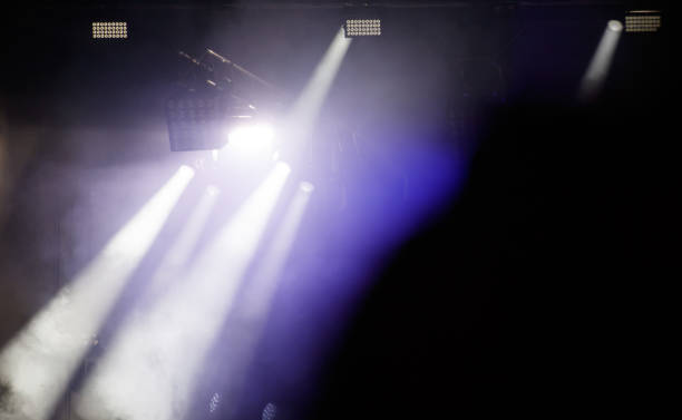 istock Blue light at a concert. Abstract background 2170775994
