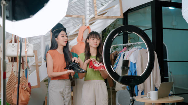 istock Asian friend doing live streaming on online platform 2170777681