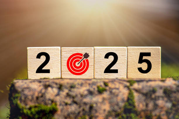 istock Plan for 2025 with hope, purpose, brightness and happiness. 2170778130