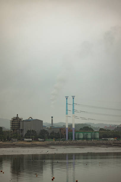 Coal fired power plant in Sendai, Japan