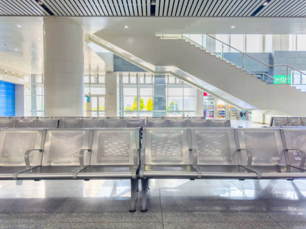 istock Spacious Waiting Area in Modern Railway Station 2170783700