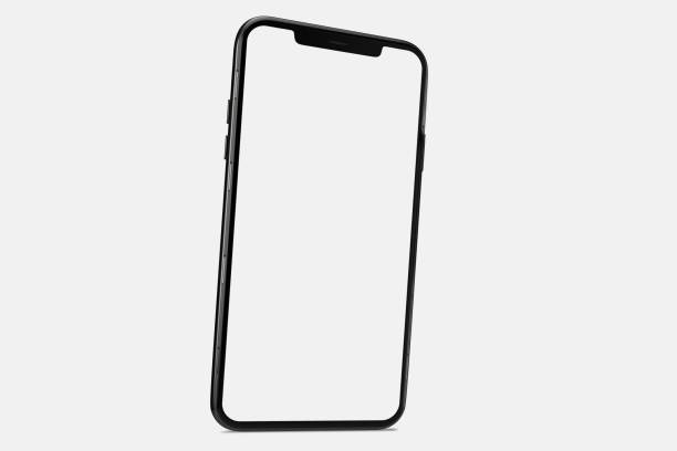 istock Modern Smartphones Mockup with Blank Screens display, device screen. Template For presentation branding, corporate identity, advertising, branding identity global business, website design, app 2170785494