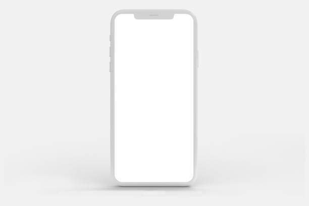 istock Modern Smartphones Mockup with Blank Screens display, device screen. Template For presentation branding, corporate identity, advertising, branding identity global business, website design, app 2170785497