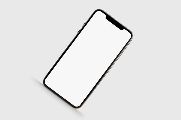 istock Modern Smartphones Mockup with Blank Screens display, device screen. Template For presentation branding, corporate identity, advertising, branding identity global business, website design, app 2170785499