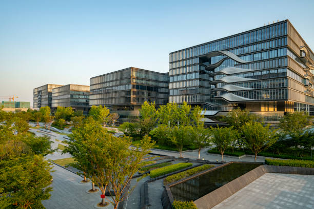 istock Digital Industrial Park in Hangzhou, China 2170788247