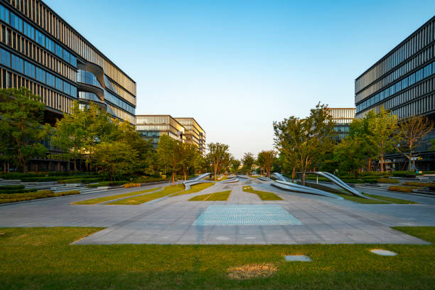 istock Digital Industrial Park in Hangzhou, China 2170788248