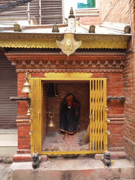 in the streets of Kathmandu