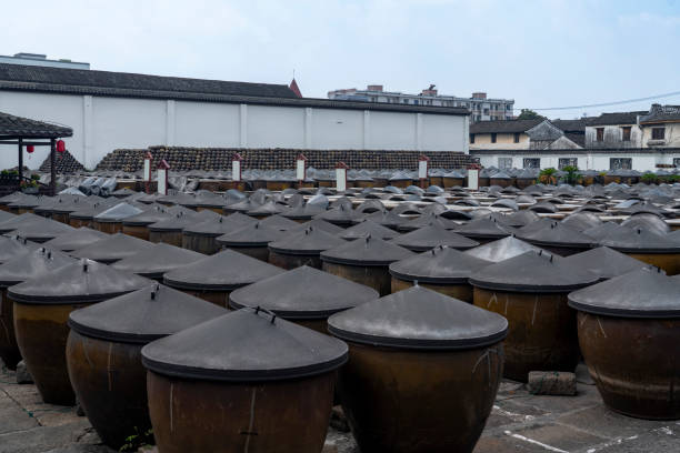 Traditional Chinese soy sauce brewing
