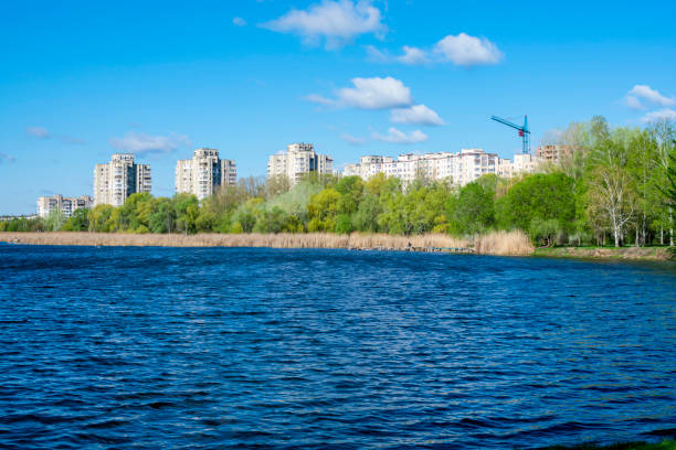 istock Lake in the city . 2170806356