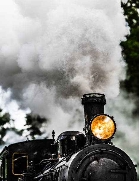 istock Details of a black steam train.. 2170808299