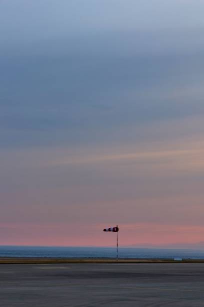 A tranquil sunrise on the runway, Trabzon, Istanbul
