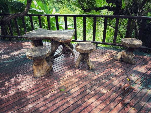 istock wooden chair table 2170813076