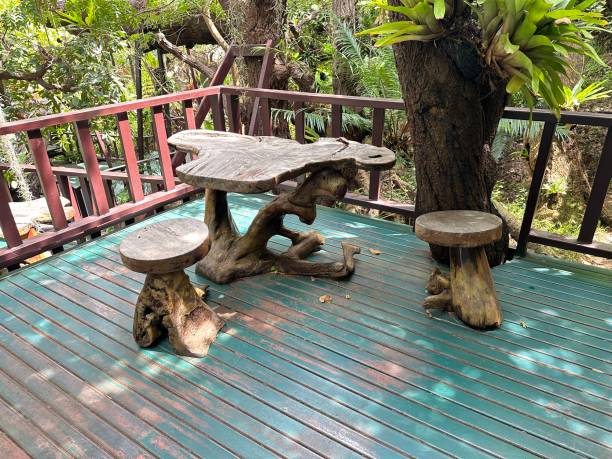 istock wooden chair table 2170813087