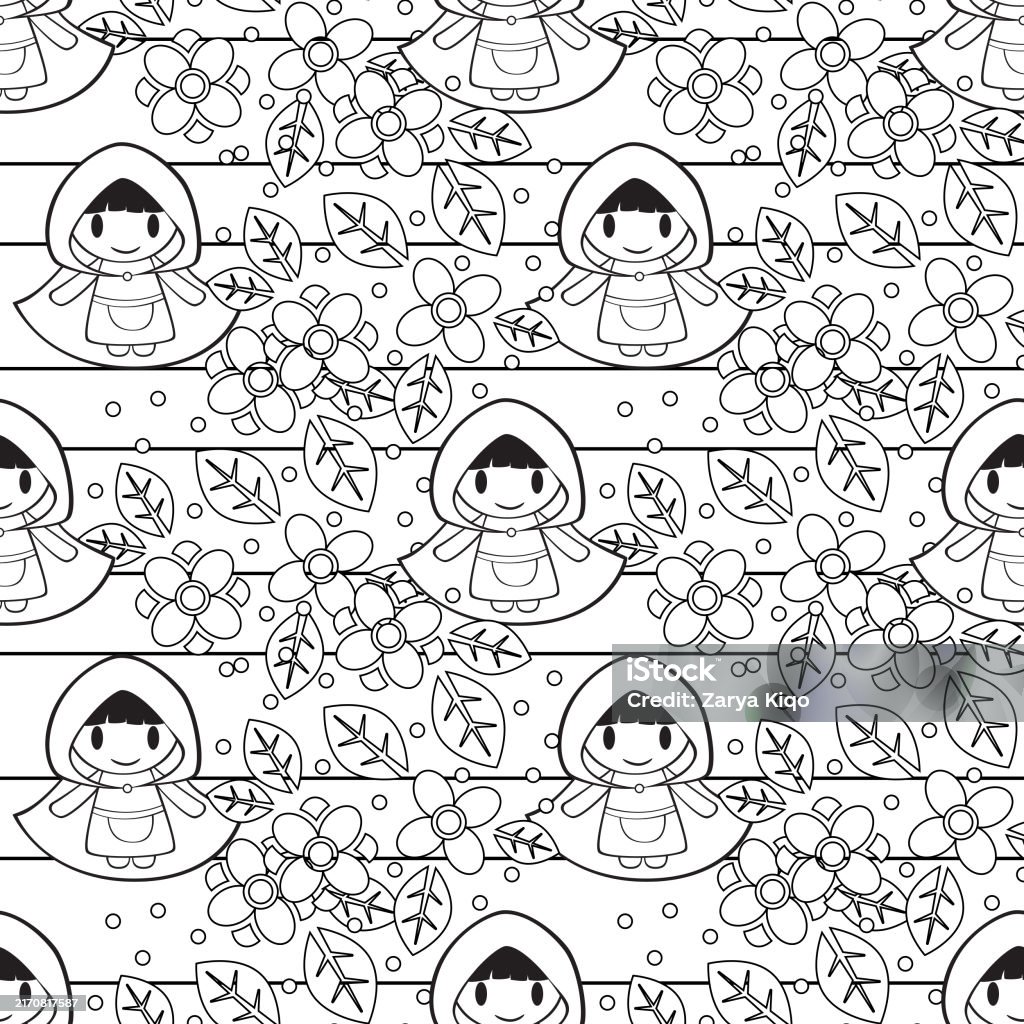 Subtle Fairy Tale Pattern Cute And Minimalistic Fairy Tale Repeat Pattern Design Stock ...