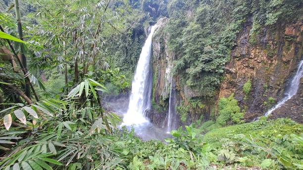 istock Beautifull Waterfall in Tropical Forest, Bengkulu, Indonesia Background Desktop 2170817720