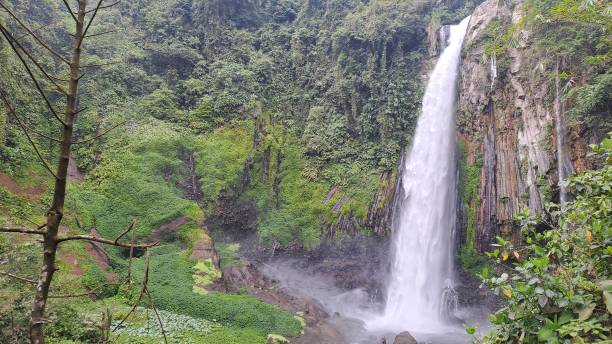 istock Beautifull Waterfall in Tropical Forest, Bengkulu, Indonesia Background Desktop 2170827329