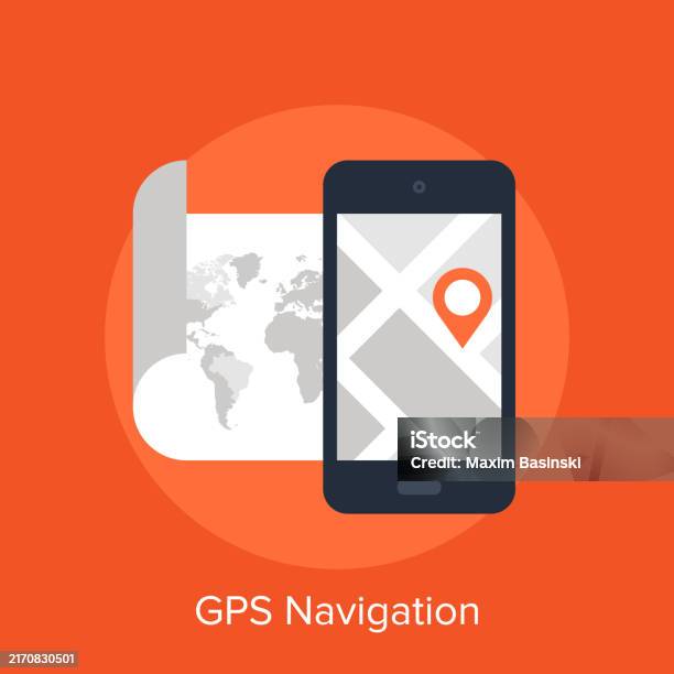 Navigation Sock Gps Navigation Stock Illustration - Download Image Now - Applying ...