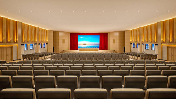 istock 3d render conference and meeting room 2170831500