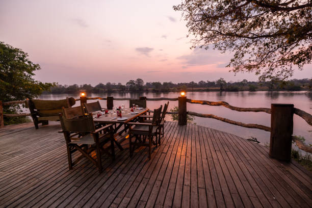 Serenity at Dusk by Kafue River