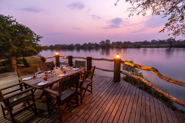 istock Riverside Dining Elegance at Kafue Resort 2170832186