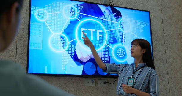 istock busineswoman presentation ETF AI 2170834274