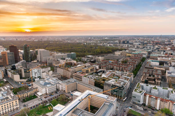 istock Berlin business district from above 2170837630
