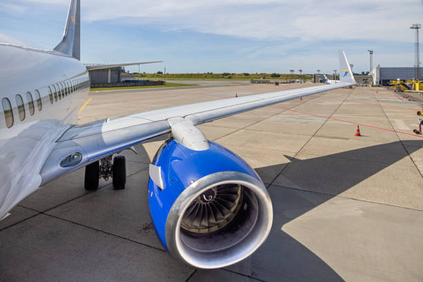 cologne, nrw/germany - 25 05 18: thomas cook airline airplane on ground at cologne bonn airport germany
