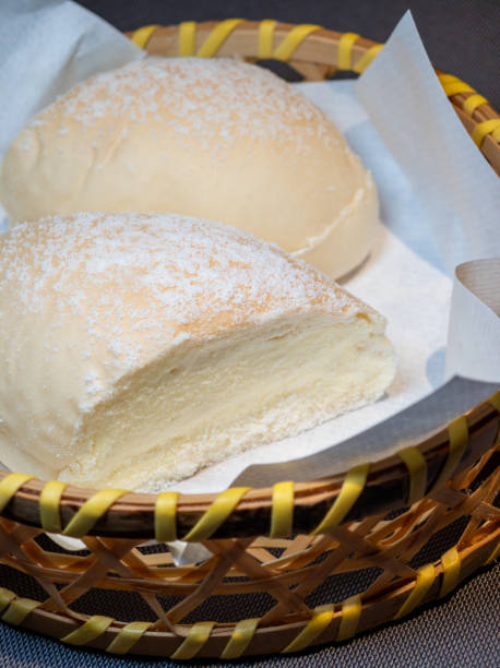 istock Cream Bread in a food basket 2170840118